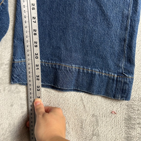 Dynamite Wide Flare Jeans Dark Wash 25 Bohemian Coastal Cowgirl Retro‎ Y2K NWT - Picture 7 of 9